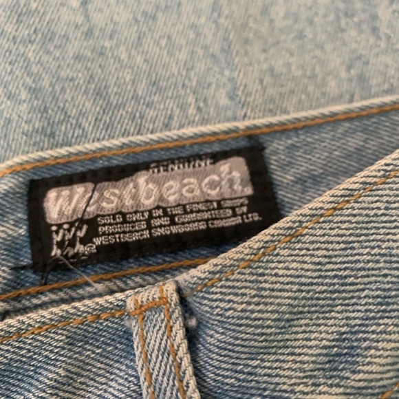 Westbeach 30 Light Blue NOS Vintage Jeans - Picture 4 of 4